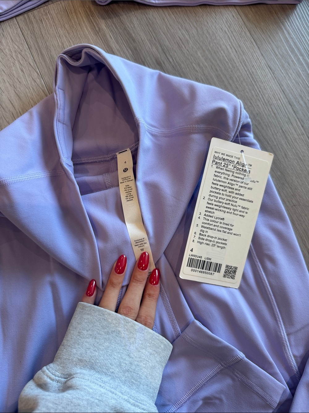 lululemon athletica Lavender Support Bralettes with High-Waist Leggings - Picture 2 of 4
